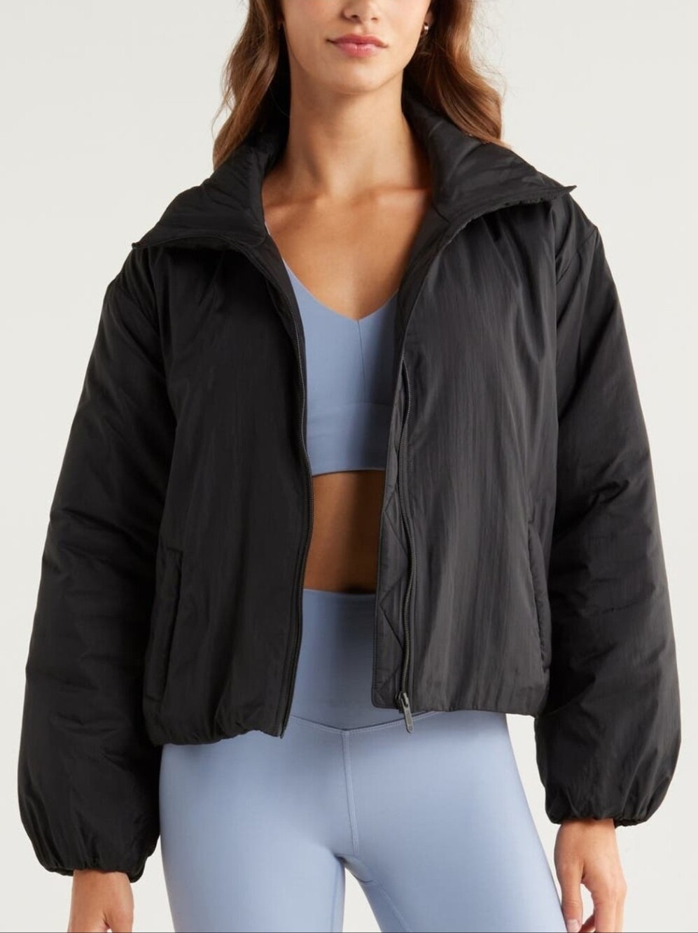 Zella Elevated Insulated Jacket ~ Black ~ XL